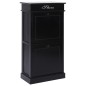 vidaXL Schuhschrank Schwarz 50 x 28 x 98 cm Paulownia Holz vidaXL Schuhschrank Schwarz 50 x 28 x 98 cm Paulownia Holz