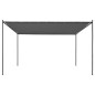 vidaXL Pergola mit Schrägdach 400x400x270 cm Anthrazit 180 g/m² vidaXL Pergola mit Schrägdach 400x400x270 cm Anthrazit 180 g/m²