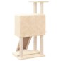 vidaXL Kratzbaum mit Sisal-Kratzsäulen Creme 96 cm vidaXL Kratzbaum mit Sisal-Kratzsäulen Creme 96 cm