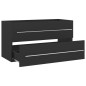 vidaXL 2-tlg. Badmöbel-Set Grau Holzwerkstoff vidaXL 2-tlg. Badmöbel-Set Grau Holzwerkstoff