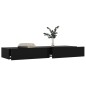 vidaXL TV-Schrank mit LED-Leuchten Schwarz 120x35x15,5 cm vidaXL TV-Schrank mit LED-Leuchten Schwarz 120x35x15,5 cm