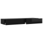 vidaXL TV-Schrank mit LED-Leuchten Hochglanz-Schwarz 120x35x15,5 cm vidaXL TV-Schrank mit LED-Leuchten Hochglanz-Schwarz 120x35x15,5 cm