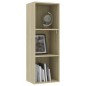 vidaXL Bücherregal 3 Fächer Sonoma-Eiche 40x30x114 cm Holzwerkstoff vidaXL Bücherregal 3 Fächer Sonoma-Eiche 40x30x114 cm Holzwerkstoff