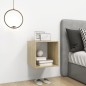 vidaXL Wandschrank Weiß Sonoma-Eiche 37x37x37 cm Holzwerkstoff vidaXL Wandschrank Weiß Sonoma-Eiche 37x37x37 cm Holzwerkstoff