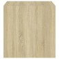 vidaXL Wandschrank Weiß Sonoma-Eiche 37x37x37 cm Holzwerkstoff vidaXL Wandschrank Weiß Sonoma-Eiche 37x37x37 cm Holzwerkstoff