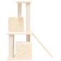 vidaXL Kratzbaum mit Sisal-Kratzsäulen Creme 82 cm vidaXL Kratzbaum mit Sisal-Kratzsäulen Creme 82 cm