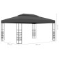 vidaXL Pavillon 3×4 m Anthrazit vidaXL Pavillon 3×4 m Anthrazit