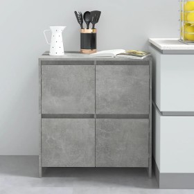 vidaXL Sideboard Betongrau 70x41x75 cm Holzwerkstoff