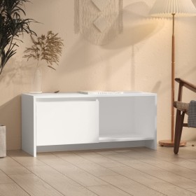 vidaXL TV-Schrank Weiß 90x35x40 cm Holzwerkstoff
