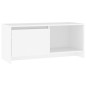 vidaXL TV-Schrank Weiß 90x35x40 cm Holzwerkstoff vidaXL TV-Schrank Weiß 90x35x40 cm Holzwerkstoff