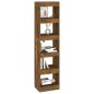 vidaXL Bücherregal/Raumteiler Räuchereiche 40x30x166 cm vidaXL Bücherregal/Raumteiler Räuchereiche 40x30x166 cm