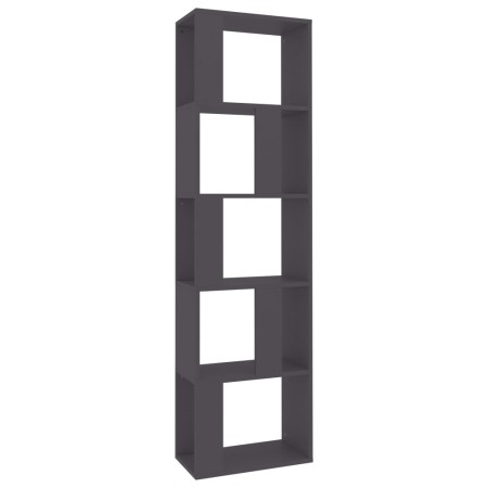 vidaXL Bücherregal/Raumteiler Grau 45x24x159 cm Holzwerkstoff
