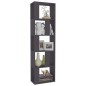 vidaXL Bücherregal/Raumteiler Grau 45x24x159 cm Holzwerkstoff vidaXL Bücherregal/Raumteiler Grau 45x24x159 cm Holzwerkstoff