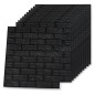 vidaXL 3D Tapete Ziegelstein Selbstklebend 10 Stk. Schwarz vidaXL 3D Tapete Ziegelstein Selbstklebend 10 Stk. Schwarz