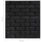 vidaXL 3D Tapete Ziegelstein Selbstklebend 10 Stk. Schwarz vidaXL 3D Tapete Ziegelstein Selbstklebend 10 Stk. Schwarz
