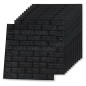 vidaXL 3D Tapete Ziegelstein Selbstklebend 40 Stk. Schwarz vidaXL 3D Tapete Ziegelstein Selbstklebend 40 Stk. Schwarz