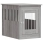 vidaXL Hundekäfig im Möbelstil Grau Sonoma 55x80x68 cm Holzwerkstoff vidaXL Hundekäfig im Möbelstil Grau Sonoma 55x80x68 cm Holzwerkstoff