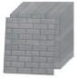 vidaXL 3D Tapete Ziegelstein Selbstklebend 40 Stk. Anthrazit vidaXL 3D Tapete Ziegelstein Selbstklebend 40 Stk. Anthrazit