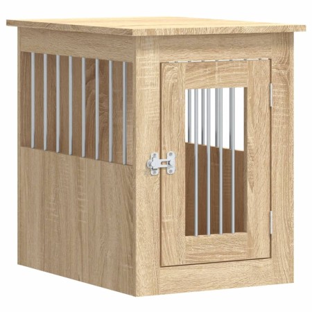 vidaXL Hundekäfig im Möbelstil Sonoma-Eiche 45x62x59 cm Holzwerkstoff