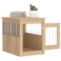 vidaXL Hundekäfig im Möbelstil Sonoma-Eiche 55x75x65 cm Holzwerkstoff vidaXL Hundekäfig im Möbelstil Sonoma-Eiche 55x75x65 cm Holzwerkstoff
