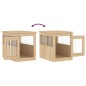 vidaXL Hundekäfig im Möbelstil Sonoma-Eiche 55x75x65 cm Holzwerkstoff vidaXL Hundekäfig im Möbelstil Sonoma-Eiche 55x75x65 cm Holzwerkstoff