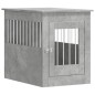 vidaXL Hundekäfig im Möbelstil Betongrau 55x80x68 cm Holzwerkstoff vidaXL Hundekäfig im Möbelstil Betongrau 55x80x68 cm Holzwerkstoff