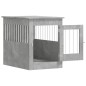 vidaXL Hundekäfig im Möbelstil Betongrau 55x80x68 cm Holzwerkstoff vidaXL Hundekäfig im Möbelstil Betongrau 55x80x68 cm Holzwerkstoff