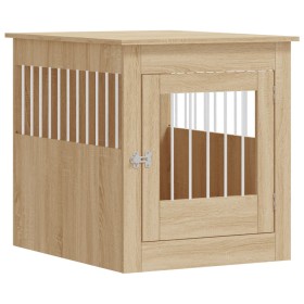 vidaXL Hundekäfig im Möbelstil Sonoma-Eiche 64,5x80x71cm Holzwerkstoff