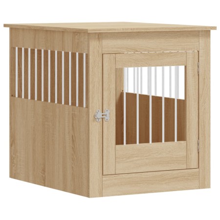 vidaXL Hundekäfig im Möbelstil Sonoma-Eiche 64,5x80x71cm Holzwerkstoff