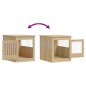 vidaXL Hundekäfig im Möbelstil Sonoma-Eiche 64,5x80x71cm Holzwerkstoff vidaXL Hundekäfig im Möbelstil Sonoma-Eiche 64,5x80x71cm Holzwerkstoff