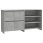 vidaXL 2-tlg. Sideboard Betongrau Holzwerkstoff vidaXL 2-tlg. Sideboard Betongrau Holzwerkstoff