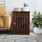 vidaXL Hundekäfig im Möbelstil Braun Eichen-Optik 55x80x68 cm vidaXL Hundekäfig im Möbelstil Braun Eichen-Optik 55x80x68 cm