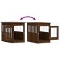 vidaXL Hundekäfig im Möbelstil Braun Eichen-Optik 55x80x68 cm vidaXL Hundekäfig im Möbelstil Braun Eichen-Optik 55x80x68 cm
