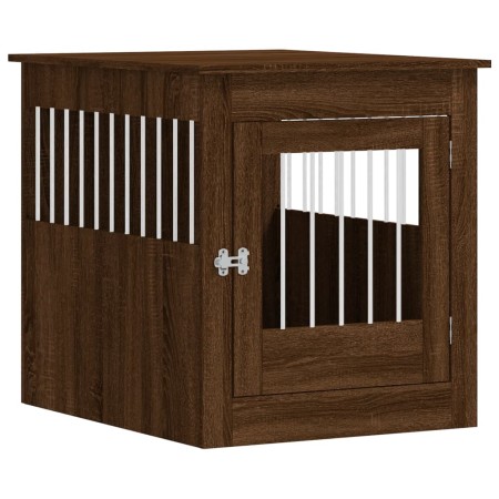 vidaXL Hundekäfig im Möbelstil Braun Eichen-Optik 64,5x80x71 cm