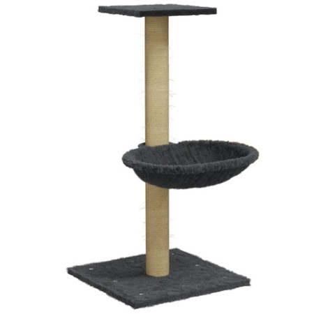 vidaXL Kratzbaum mit Sisal-Kratzsäule Dunkelgrau 74 cm