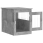 vidaXL Hundekäfig im Möbelstil Betongrau 55x75x65 cm Holzwerkstoff vidaXL Hundekäfig im Möbelstil Betongrau 55x75x65 cm Holzwerkstoff