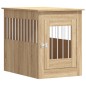 vidaXL Hundekäfig im Möbelstil Sonoma-Eiche 55x80x68 cm Holzwerkstoff vidaXL Hundekäfig im Möbelstil Sonoma-Eiche 55x80x68 cm Holzwerkstoff