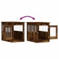 vidaXL Hundekäfig im Möbelstil Räuchereiche 55x80x68 cm Holzwerkstoff vidaXL Hundekäfig im Möbelstil Räuchereiche 55x80x68 cm Holzwerkstoff