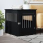 vidaXL Hundekäfig im Möbelstil Schwarz 64,5x80x71 cm Holzwerkstoff vidaXL Hundekäfig im Möbelstil Schwarz 64,5x80x71 cm Holzwerkstoff