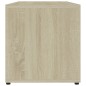 vidaXL TV-Schrank Weiß Sonoma-Eiche 80x34x36 cm Holzwerkstoff vidaXL TV-Schrank Weiß Sonoma-Eiche 80x34x36 cm Holzwerkstoff