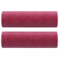 vidaXL 2-Sitzer-Sofa mit Zierkissen Weinrot 140 cm Samt vidaXL 2-Sitzer-Sofa mit Zierkissen Weinrot 140 cm Samt