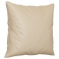 vidaXL 2-Sitzer-Sofa mit Kissen Creme 140 cm Mikrofasergewebe vidaXL 2-Sitzer-Sofa mit Kissen Creme 140 cm Mikrofasergewebe