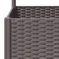vidaXL Pflanzkübel mit Rankgitter Braun 80x80x136 cm PP vidaXL Pflanzkübel mit Rankgitter Braun 80x80x136 cm PP
