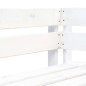 vidaXL Outdoor-Eckbank Paletten Holz Weiß vidaXL Outdoor-Eckbank Paletten Holz Weiß