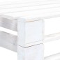vidaXL Outdoor-Eckbank Paletten Holz Weiß vidaXL Outdoor-Eckbank Paletten Holz Weiß