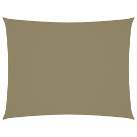 vidaXL Sonnensegel Oxford-Gewebe Rechteckig 3x4 m Beige