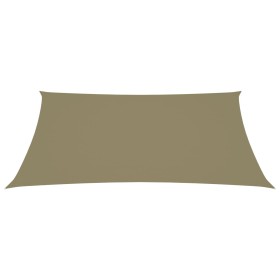 vidaXL Sonnensegel Oxford-Gewebe Rechteckig 3x4 m Beige