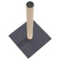 vidaXL Kratzsäule Dunkelgrau 35x35x70 cm vidaXL Kratzsäule Dunkelgrau 35x35x70 cm
