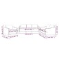 vidaXL 3-tlg. Sofagarnitur mit Kissen Creme Stoff vidaXL 3-tlg. Sofagarnitur mit Kissen Creme Stoff