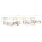 vidaXL 6-tlg. Paletten-Lounge-Set Holz Weiß vidaXL 6-tlg. Paletten-Lounge-Set Holz Weiß